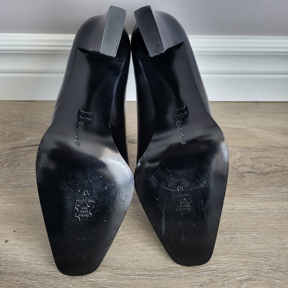 Browns Black Leather Heels - Picture 14 of 15